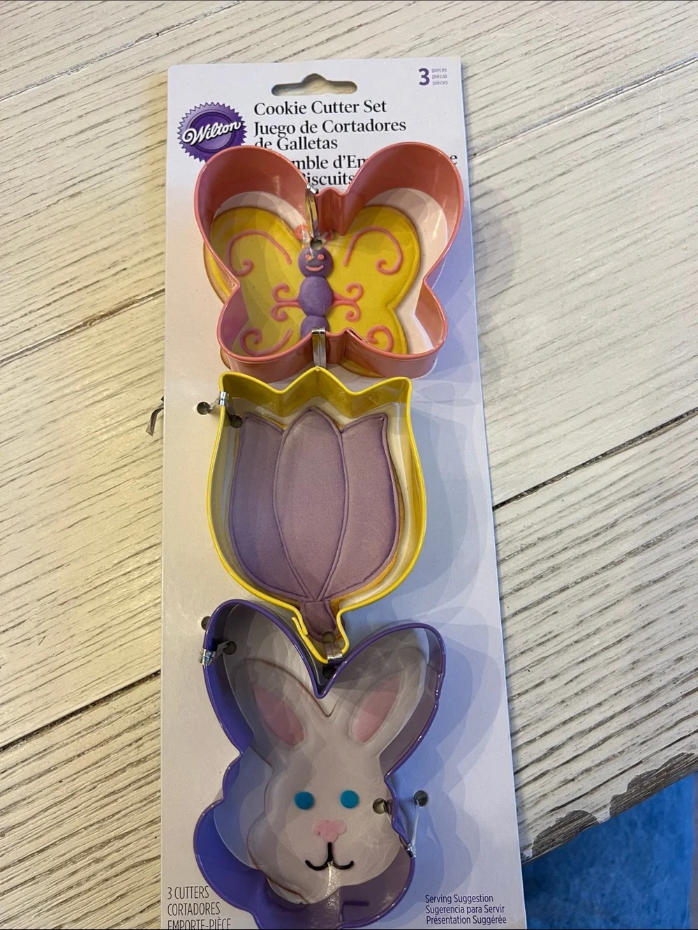 Celebrate It Bright Blue Flower & Donut Cookie Stamps & Wilton Spring Cutter Set